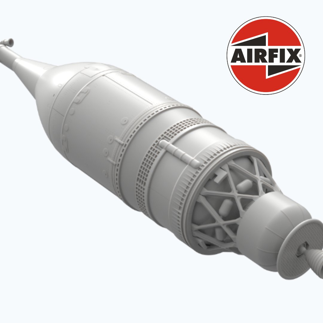 Introducing the beautifully detailed NEW MOULD 1:144 scale SLS Artemis! 🚀

The first in Airfix history, the SLS Artemis space launch system is NASA’s latest and most powerful rocket launch system to date, one intended to take mankind back to the surface of the moon and beyond.