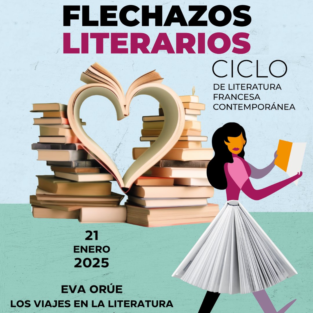 📚 CICLO #FlechazosLiterarios
Con Eva Orúe, periodista, escritora y directora de la Feria del Libro de Madrid y Jacinta Cremades, escritora y periodista especializada en literatura francesa 🌟

🗓 21/12 - 19H
📍 Biblioteca Eugenio Trias
🎟 Gratuito con reserva previa