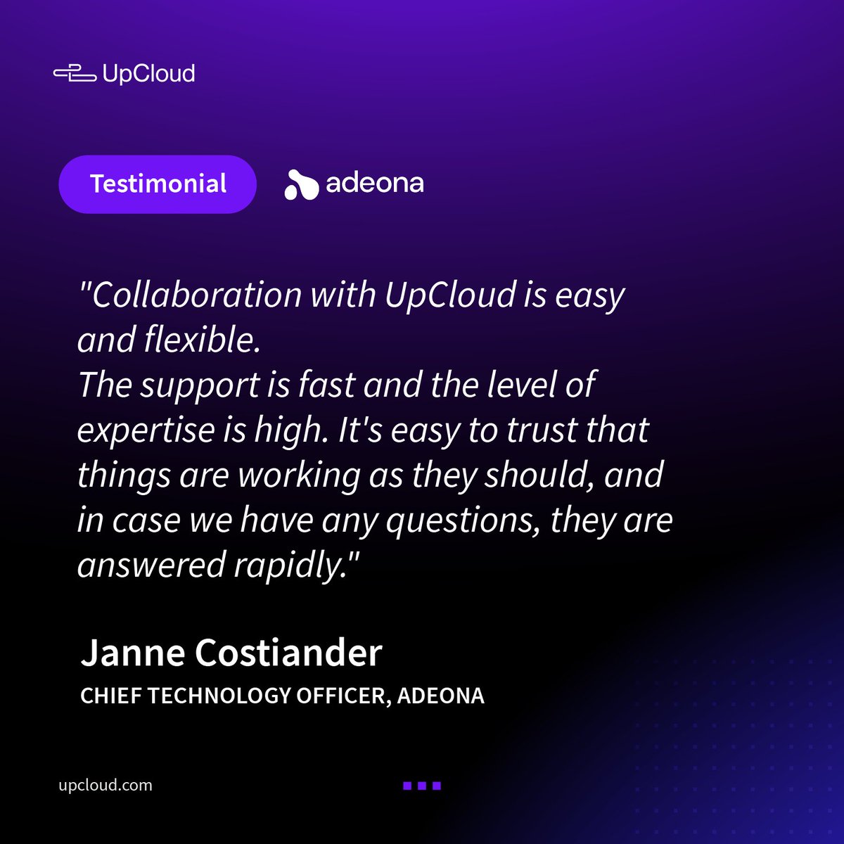 UpCloud's tweet image. 📈 Seamless scalability at the right cost! Discover how Adeona transformed its infrastructure with UpCloud, achieving 30% annual growth over 9 years through #costefficient, reliable cloud-based SaaS delivery &amp;amp; now aiming to double ARR in 3 years!

Read the #usecase 🔗