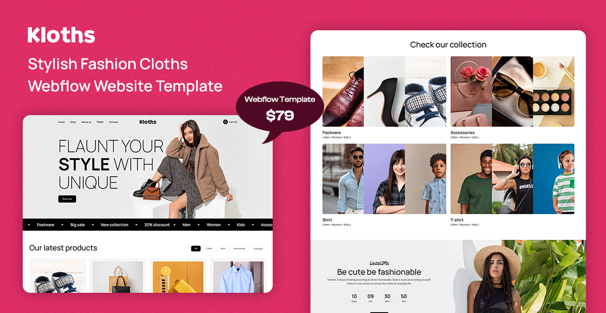 themetechmount's tweet photo. Kloths: A sleek, customizable Webflow template perfect for retail and e-commerce fashion businesses.
👇
https://t.co/DaV9yOpY9e

#fashionstore #webflowtemplate #onlinestore #responsivetemplate #onlinefashionshopwebsite #seooptimisied #mobilefriendly #retailwebsite #uiuxdesign https://t.co/bf2ZWEBcuP
