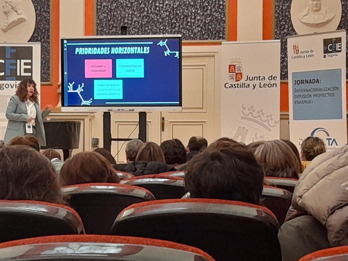 colesantaclara's tweet photo. El @colesantaclara participa en la JORNADA DE INTERNALIZACIÓN DIFUSIÓN PROYECTOS ERASMUS + que se desarrolla en #Segovia
#formcionCyL #innovacionCyl
#DigitalTA @CFPIdiomas     @CFIE_Segovia @educacyl https://t.co/4vRBwIc7yd