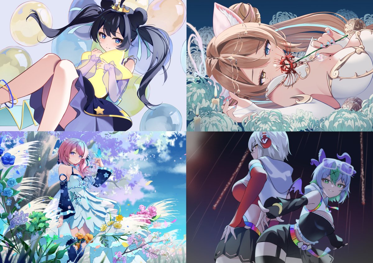 kitatyoco's tweet photo. Hi there! I mainly create Live2D model art and illustrations for Vtubers! I hope I can support your Vtuber activities! Thank you for taking a look at my art!

#portfolioday #ENVtuber https://t.co/HisSHEBFWc
