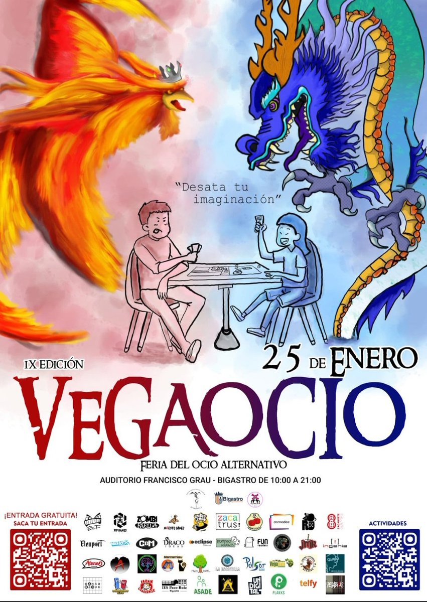 ¡La semana que viene estaremos con stand y dirigiendo en #Vegaocio! 🤩🎉  #Eventos #Rol #Jornadasfrikis