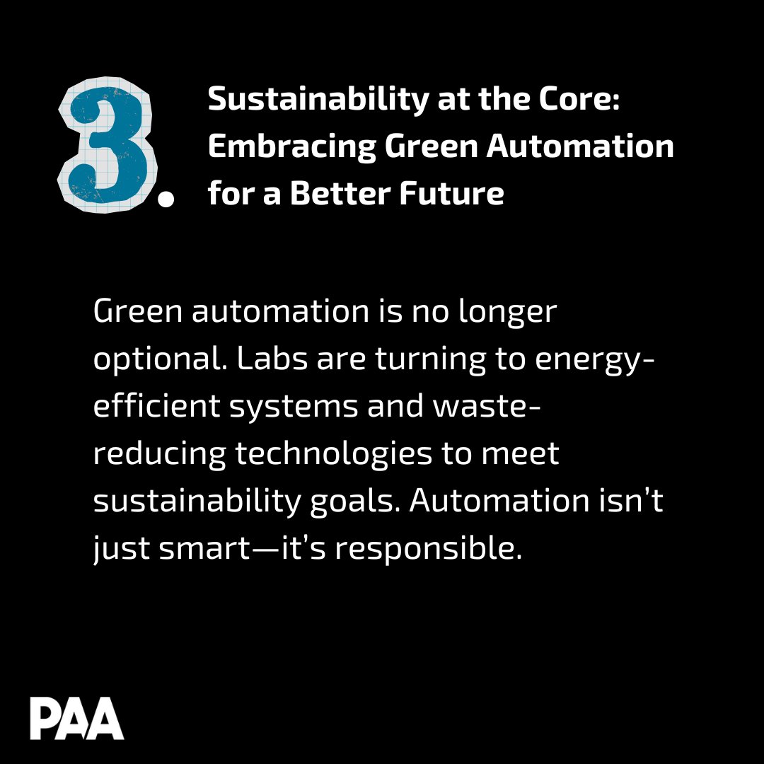 paautomation's tweet image. 🌟 New Year, New Horizons for Laboratory Automation! 

🔗 Take a look at our predicted trends for laboratory automation in 2025 and learn more about our cutting-edge solutions here: paa-automation.com

#LabAutomation #LaboratoryInnovation  #PAA #AutomationTrends