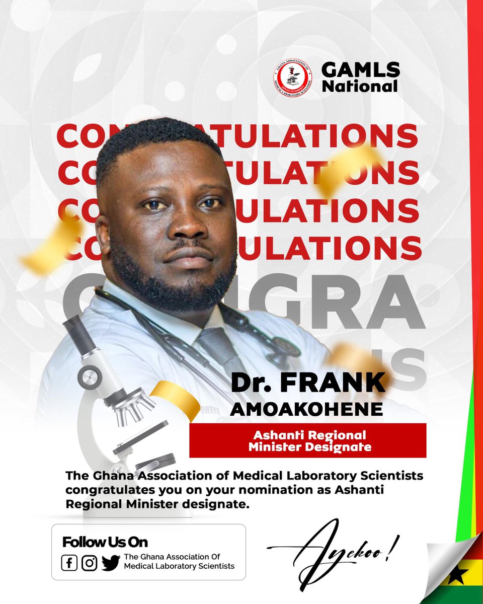 DrAmoakohene's tweet photo. Thank you all for your well wishes. Let’s work together to make Ashanti region and Ghana great again.🙏🏾❤️ https://t.co/eg2bjCLC4P