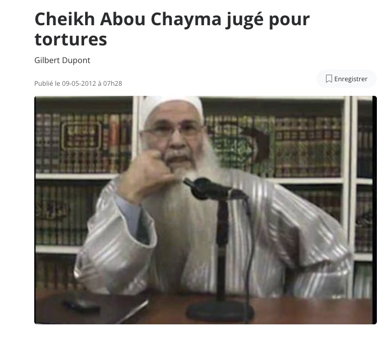 denisedetralala's tweet photo. Je découvre moi aussi ce prédicateur salafiste et #raqi belgo-marocain, #AbdelkrimAZNAGUI autoproclamé cheikh #AbouCHAYMA, connu en #Belgique pour ses pratiques de "tortures ayant conduit à la mort" de #LatifaHachmi (23 ans). https://t.co/tl03c0OWTm