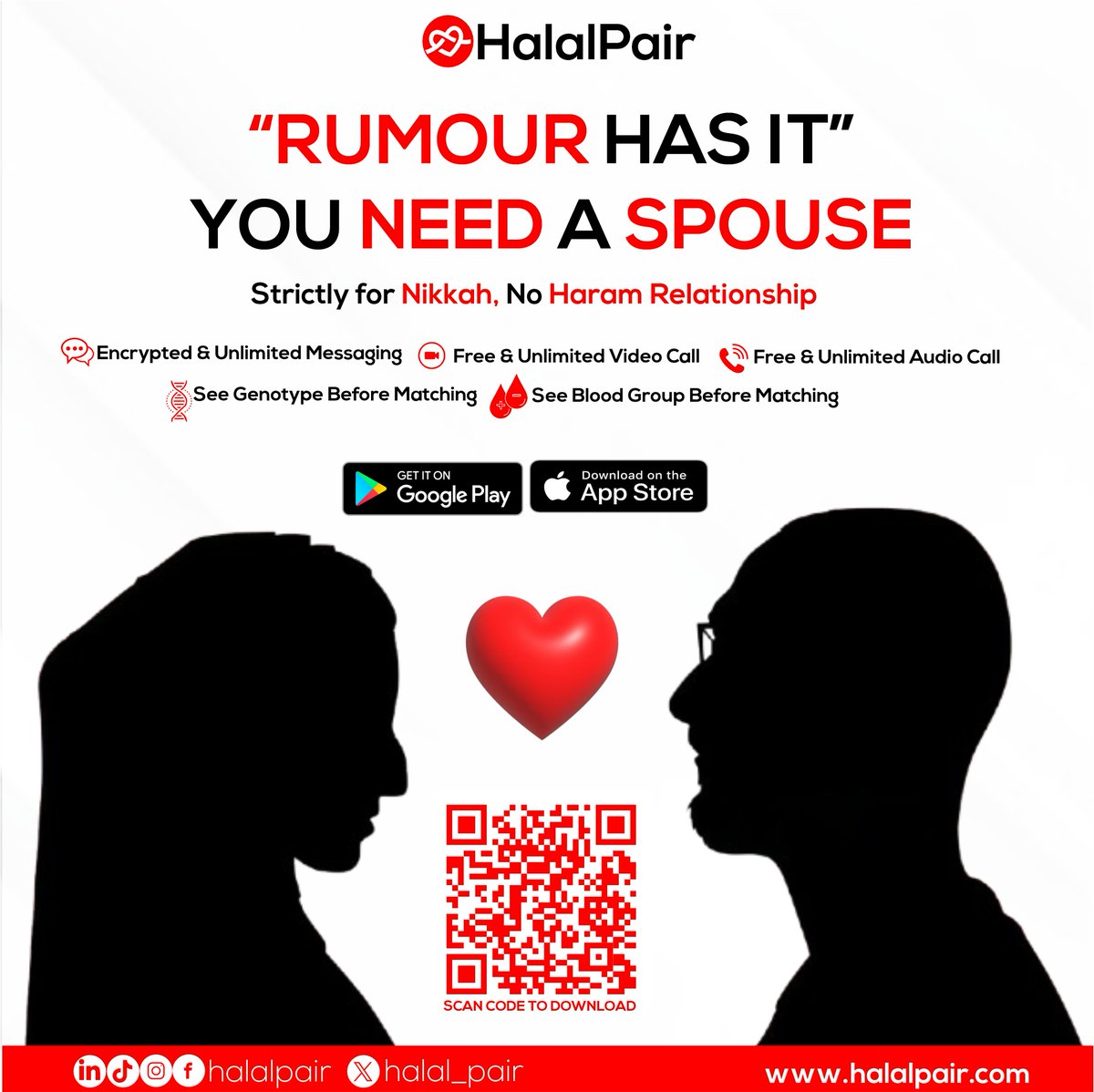 Halāl Pair: Muslim Marriage App tweet media