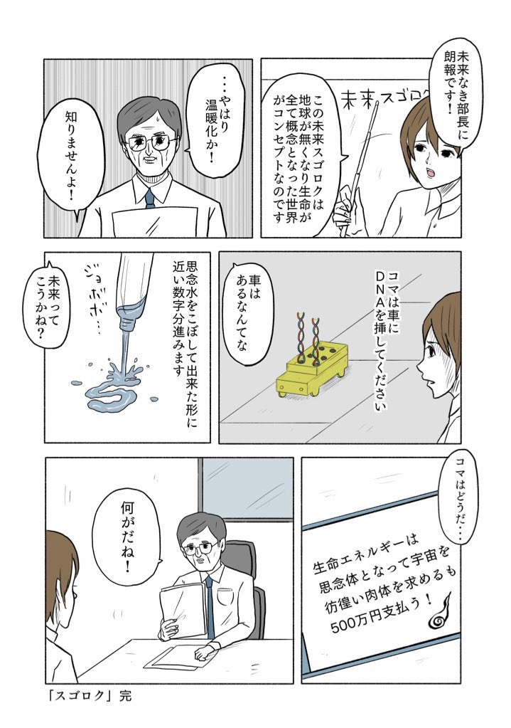 「スゴロク」4ページ漫画

これは未来を駆ける人生ゲーム「未来スゴロク」の開発誕生秘話… 