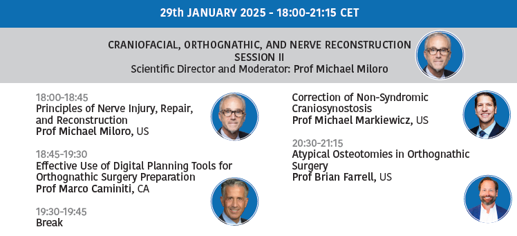 eacmfs_org's tweet image. Module 3 of our PG Programme 2024 in Head & Neck Surgery: Facial Plastic Surgery is scheduled for January 15th and 29th, 2025, featuring engaging and informative sessions. For further details on upcoming programmes, please contact: lzaleczna@eacmfs.org. #EACMFS #PGProgramme