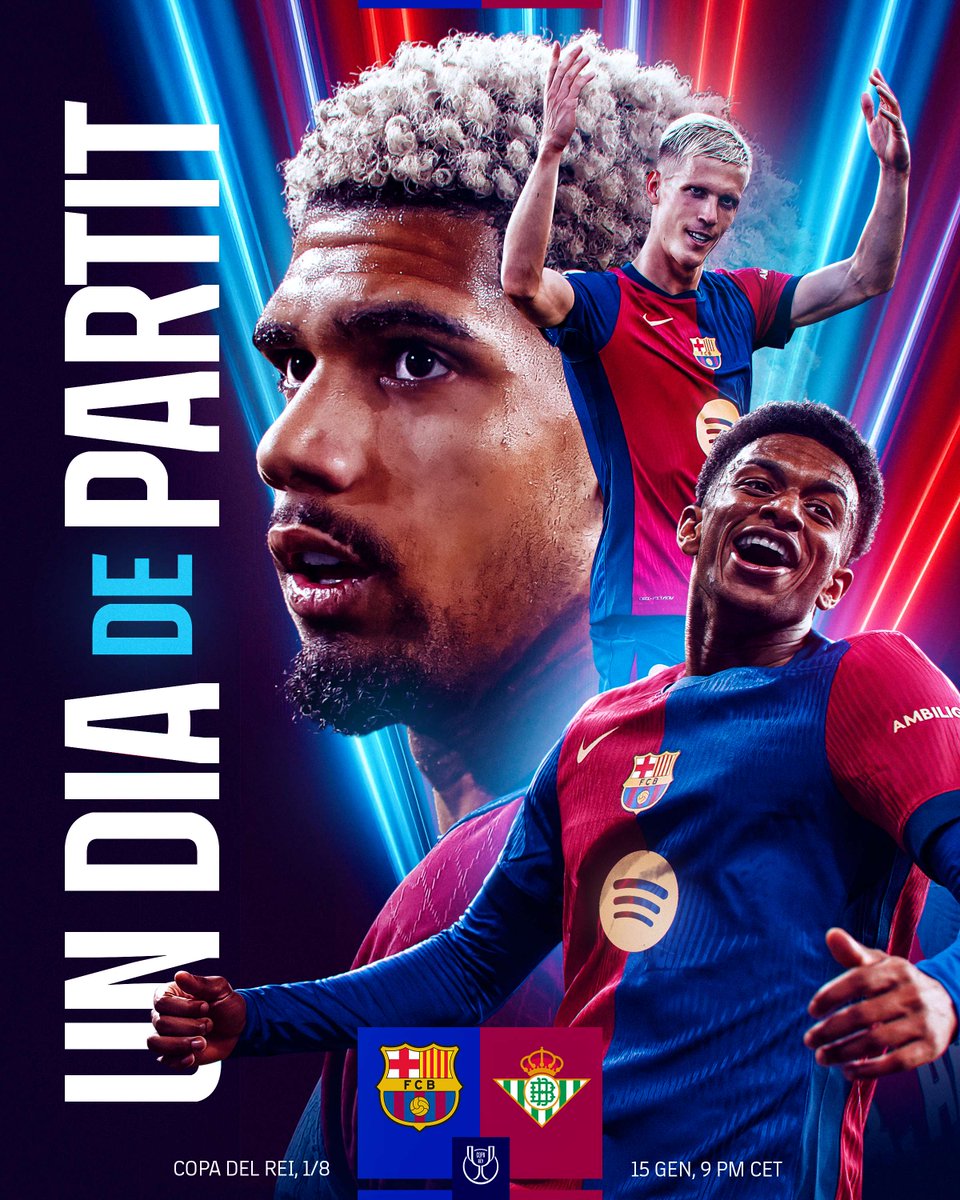 FCBarcelona's tweet photo. 🔥 MATCHDAY! 🔥
#BarçaBetis https://t.co/ZfCrnIzT5h