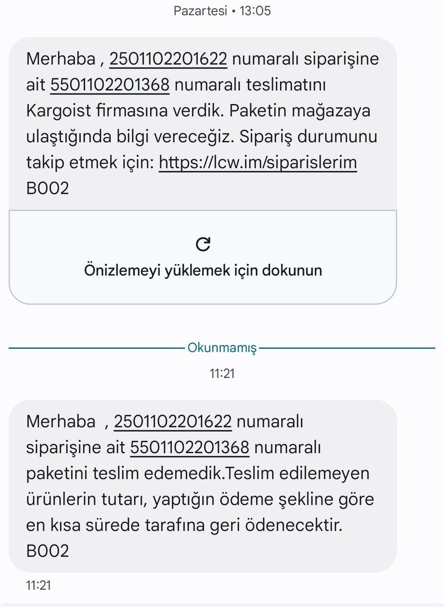 Sevgili <a href="/LCWaikiki/">LC Waikiki</a> <a href="/LCWHizmet/">LC Waikiki Müşteri Hizmetleri</a> @kargoist magaza teslimatli urunum nedendir bilinmez teslim edilemedi gozukuyor. Cagri merkeziniz kargoyu sucluyor kargo sizi sucluyor ne yapalim.