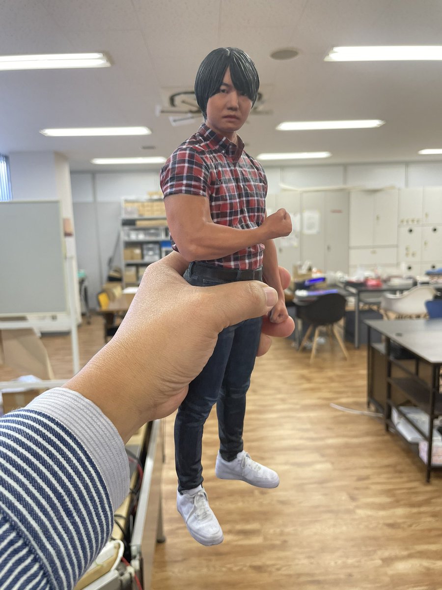 青木マッチョさんの30cmフィギュアはこんなにリアルです。