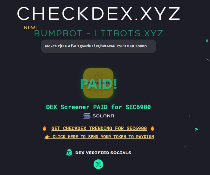 SEC6900's tweet photo. Dex ✅ https://t.co/VTaBnjGsj4