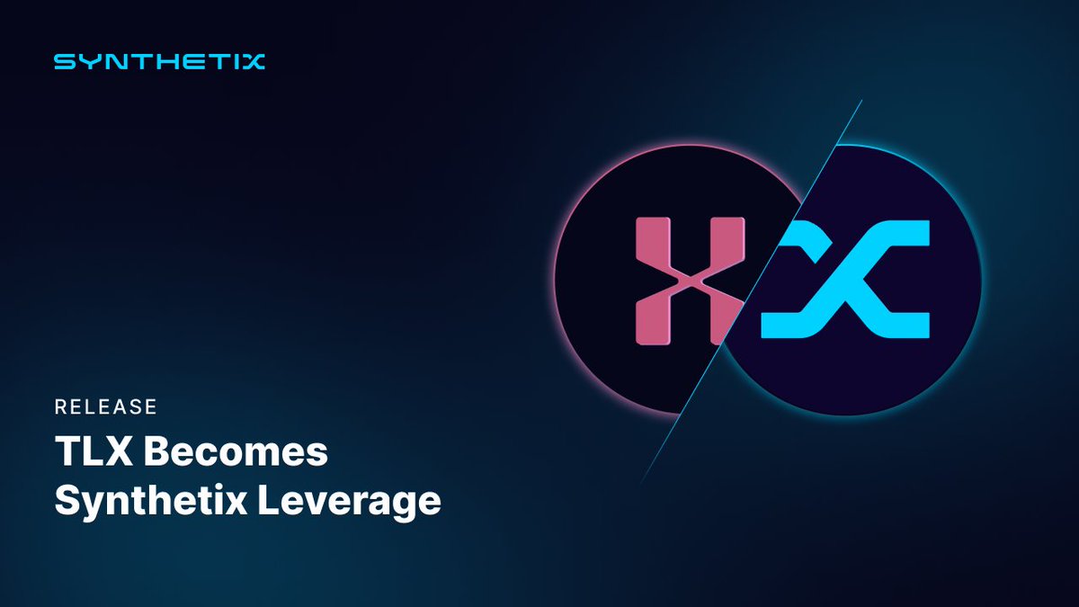 Synthetix Leverage (formerly TLX) tweet media