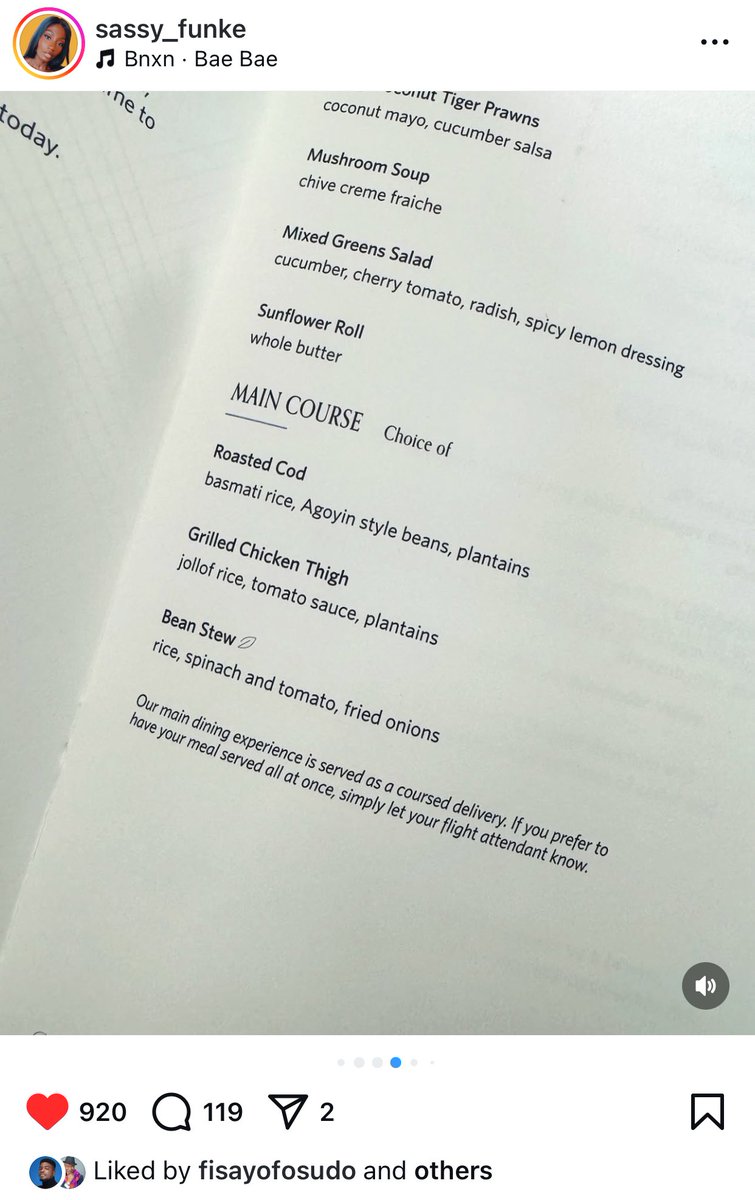 <a href="/fkeyamo/">Festus Keyamo, SAN, CON, FCIArb (UK)</a> <a href="/Sassy_Funke/">Sassy Funke</a> <a href="/BusinessDayNg/">BusinessDayNG</a> shares her Delta One experience… the agoyin bean was absolutely delicious #DeltatoAtlanta #LagostoAtlanta