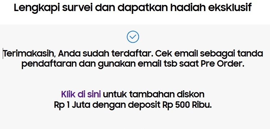 zarqiam's tweet photo. @samsungID Aku sudah registrasi, gak sabar buat #GalaxyUnpacked 23 Jan 01.00 WIB and meet the true AI! #GalaxyAI https://t.co/Wd7U3TDNOy