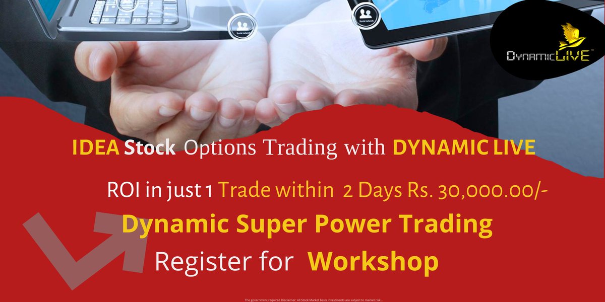IDEA Monthly CALL Options Trading with Dynamic Live

Total Investment: 18,000.00/-
Within 2 Days Rs. 30,000.00/- ROI per lot

Email id: enquiry@dynamiclive.in
Website: dynamiclive.in

#IDEA #stockmarket #index #dovemangroup 
Dynamic Super Power #trading #power #super