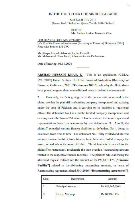 WealthWise15992's tweet photo. Quetta Textile Mills Limited in deep trouble‼️
🔴Sindh High Court has passed a decree amounting to Rs.576,204,667.25 against Quetta Textile Mills (#QUET).
🔴Amount to be recovered through selling mortgaged properties.
🔴Chances of operating at an increased capacity bleak.
🔴Chances of turnaround very limited.
#PSX #KSE100