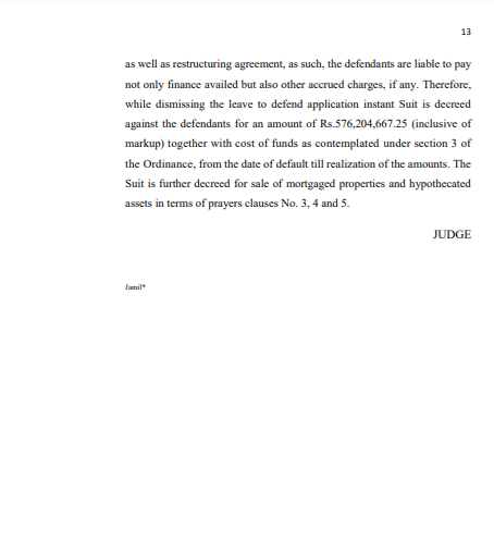 WealthWise15992's tweet photo. Quetta Textile Mills Limited in deep trouble‼️
🔴Sindh High Court has passed a decree amounting to Rs.576,204,667.25 against Quetta Textile Mills (#QUET).
🔴Amount to be recovered through selling mortgaged properties.
🔴Chances of operating at an increased capacity bleak.
🔴Chances of turnaround very limited.
#PSX #KSE100