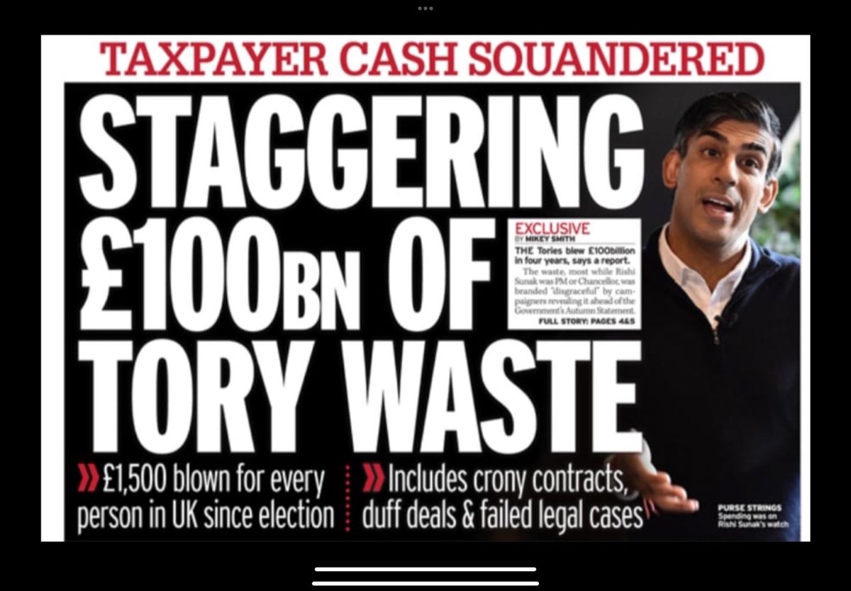 <a href="/SkyNews/">Sky News</a> <a href="/MelJStride/">Mel Stride</a> Sunak gave £Billions of taxpayers  money to his wife,her family and his mates for unusable PPE and dodgy contracts.

That’s corruption! Where’s our money <a href="/RishiSunak/">Rishi Sunak</a>?