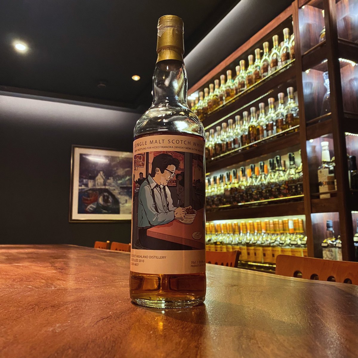 激レア191本】ウイスキーミュウ『巨人の星』ラベル ロッホインダール