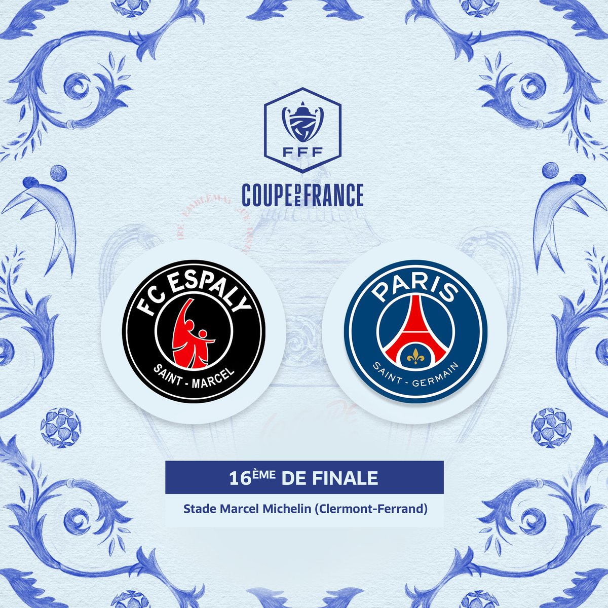 lepuyenvelayfc's tweet photo. De tout cœur avec 𝗻𝗼𝘀 𝘃𝗼𝗶𝘀𝗶𝗻𝘀 𝗘𝘀𝗽𝗮𝘃𝗶𝗼𝘁𝘀 ce soir. Vive le football, vive la Haute-Loire ! ✊

#LePuyFoot43 🔵⚪ https://t.co/GPGUglZnST