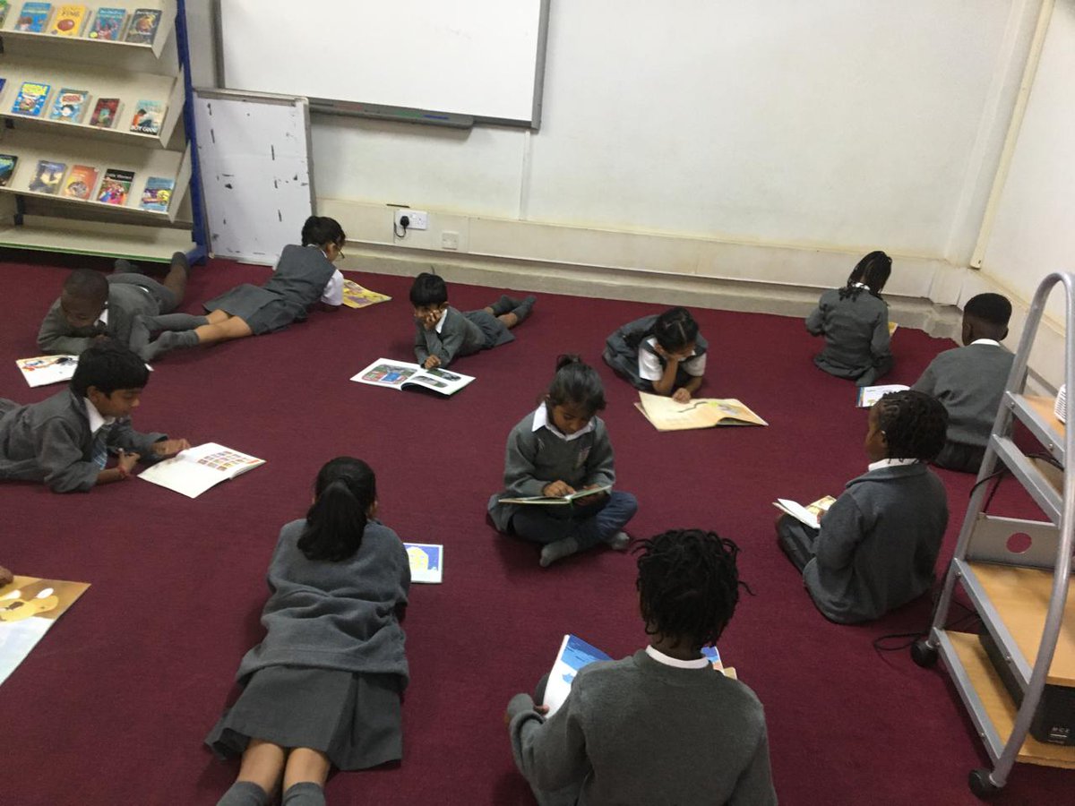 PRIMARY - Year 1 during their library lesson

Year 1 students as they immerse themselves in reading during their library lesson. 

#oshwalacademynairobi #primary #year1 #librarylesson