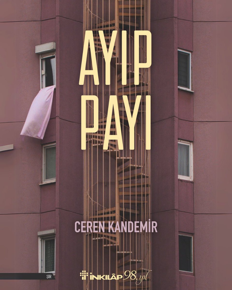 Şiirlerimin artık bir evi var. İlk kitabım Ayıp Payı yayında. Ev için çok teşekkür ederim <a href="/inkilapkitabevi/">İnkılâp Kitabevi</a> 🤍
Aşık olduğum tüm şairler, şiirden başka anlatma yolu bilmiyorum beni de alın o makama. Kitabın ithafı ile noktalamalıyım: “Ferhan’dan aldığım utanmazlıkla.”