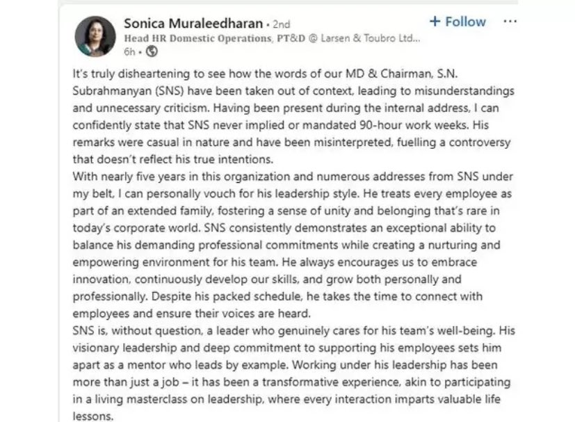 MoneyManBala's tweet photo. "When you are in a hole, stop digging"
#90hrworkweek #SNSubramanyan https://t.co/HanfkCxbVo