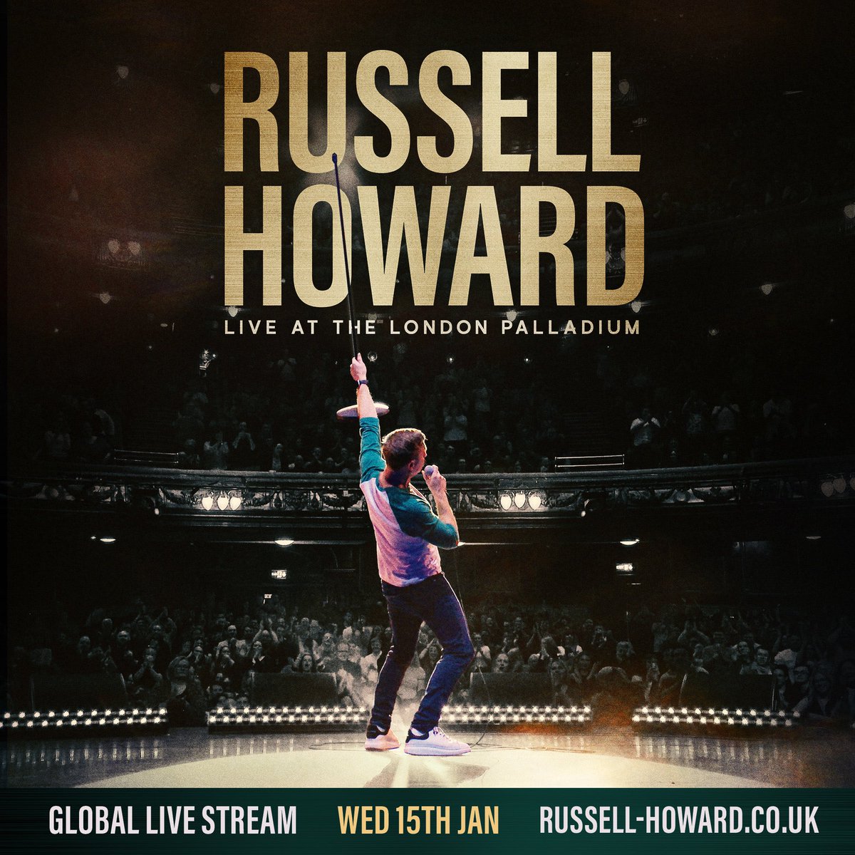 My brand new special is available to stream TODAY! You can be part of the global streaming event by getting tickets via my website. 

This will be followed by a live Q&amp;A and extra material from the special. Hope to see you there! 

🎟️: russell-howard.co.uk/special
