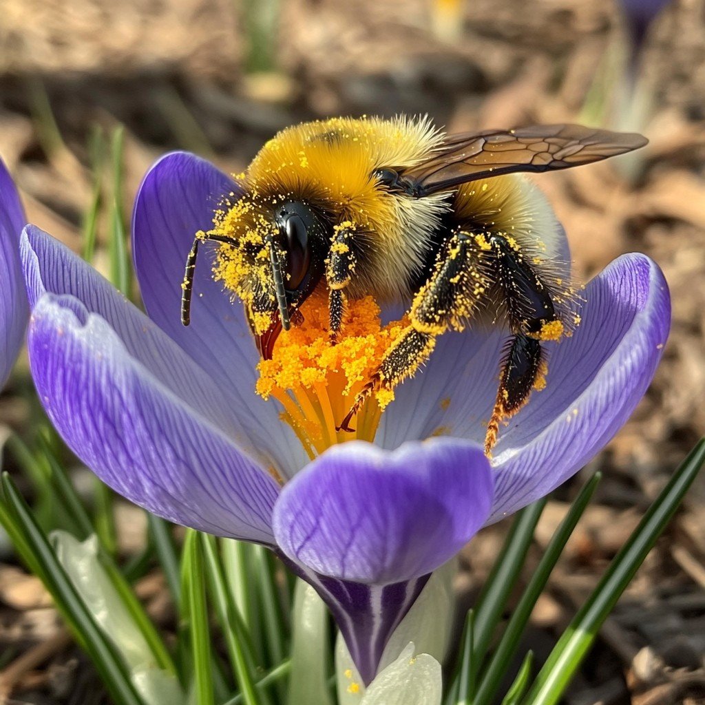 TheFlowerShow's tweet photo. Ever wondered why flowers are so colourful? The vibrant hues we see are more than just a visual treat, they play a crucial role in pollination strategies and plant evolution! 🐝🌼
Each colour is designed to attract specific pollinators. Bees love blue and purple flowers, while hummingbirds are drawn to red blooms. Butterflies go for yellow and orange flowers. 
Different pollinators have different visual preferences, so plants have evolved these colours to increase their chances of being visited by the right species!
Flowers don’t just appear colourful to us, they also have ultraviolet patterns that are visible to insects like bees! These UV patterns act as "landing guides," helping pollinators find nectar and pollen more easily.

📷I Love Bees