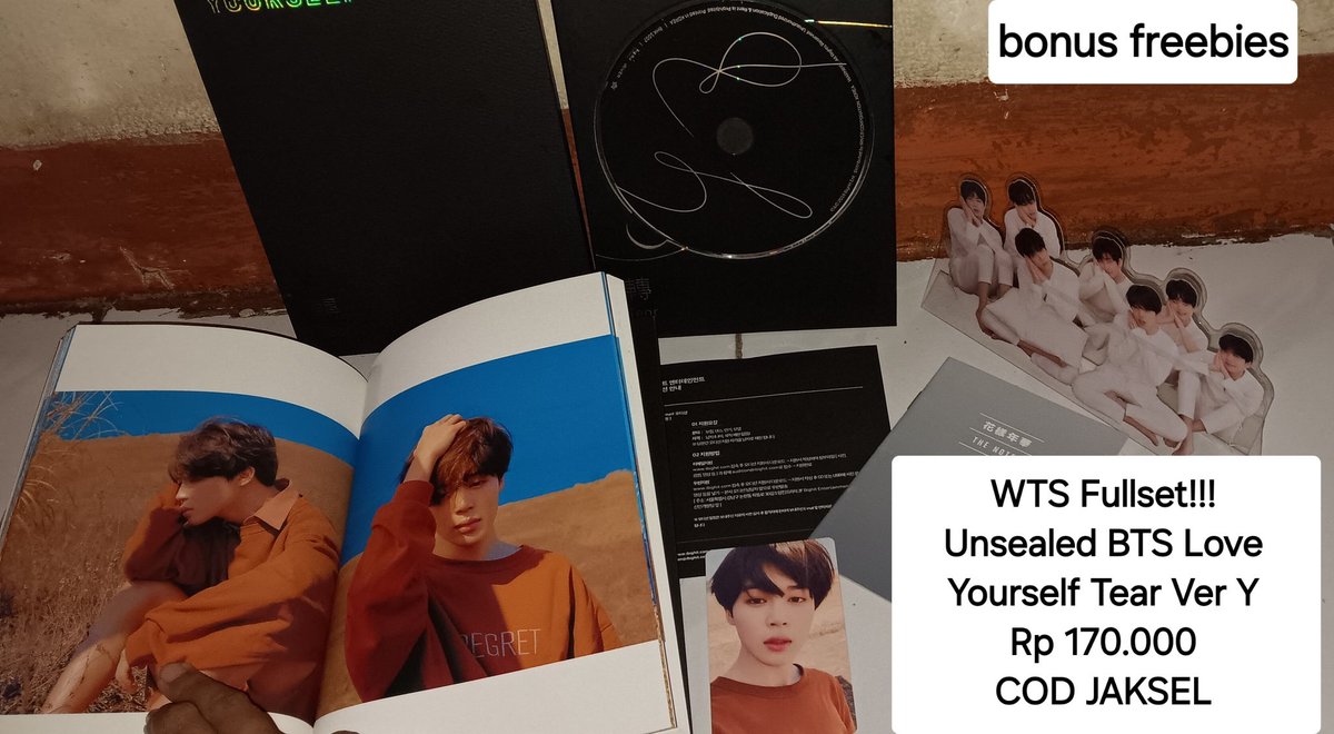 cith26's tweet image. WTS WTS WTS❗️❗️❗️
ALBUM BTS UNSEALED
Detail di picture yaah📷
Minat? Langsung dm aku aja okey👌🏼
Free poster BTS

No tipu tipu, Real
#albumbts #wanttosell #btsloveyourself #rapmonsterbts #sugabts #jinbts #jhopebts #jiminbts #taehyungbts #jungkookbts #realnofake