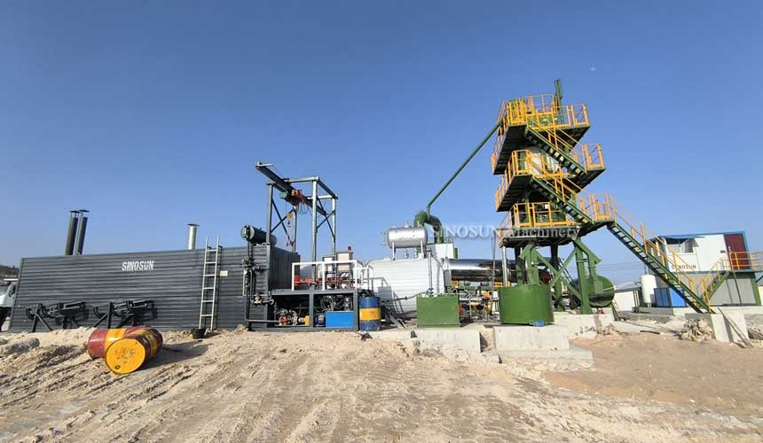 DT6 Bitumen Decanter Case
Main Parameter:
Productivity: 6-8 t/h
Temperature of bitumen: 120-140℃ 
Capacity of bitumen: 12m3/h 
Thermal Capacity of Oil Heater: 50×104kcal/h
Thermal Oil Temp: 200-240℃
Total Power: 38kw
Dimension: 90500*2550*2560mm 
#bitumendecanter #bitumenplant