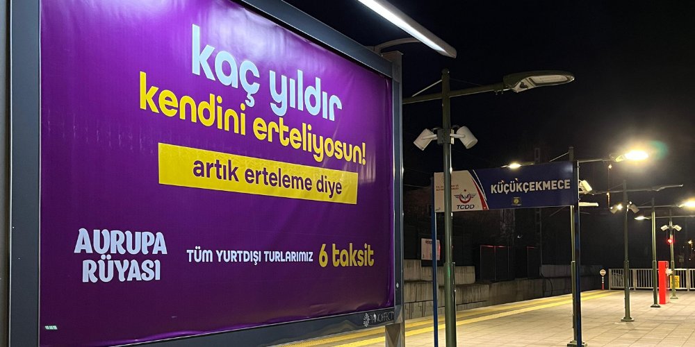 Ocak ayında da İstanbul ve İzmir metrolarında sizlerleyiz😊

Hayallerini uzun zamandır erteleyenlerin iç sesi olarak "artık ertelemeyin" diyoruz🥰

Avrupa Rüyası
#seyahattenfazlası 🫶