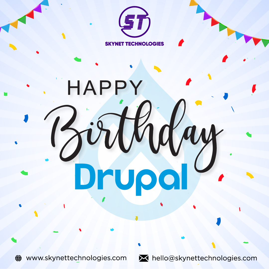 Skynet Technologies USA LLC (@skynet_lv) on Twitter photo Happy Birthday, <a href="/drupalassoc/">Drupal Association</a> !🥳
Celebrating years of empowering websites with seamless content management and unparalleled flexibility. From #accessibility to enterprise-level applications, #Drupal continues to shape the digital landscape.
#DrupalBirthday #DrupalDevelopment Happy Birthday, <a href="/drupalassoc/">Drupal Association</a> !🥳
Celebrating years of empowering websites with seamless content management and unparalleled flexibility. From #accessibility to enterprise-level applications, #Drupal continues to shape the digital landscape.
#DrupalBirthday #DrupalDevelopment