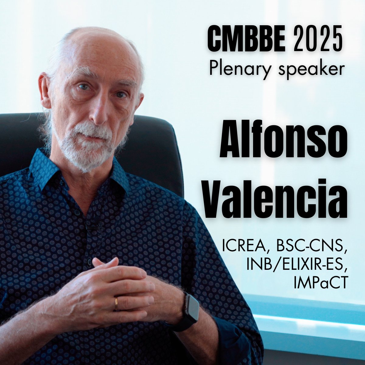 cmbbesymposium's tweet image. π Excited to announce #CMBBE2025 plenary speaker Prof @Alfons_Valencia! π
Director at @BSC_CNS & leader in #Bioinformatics, his work on disease networks, digital twins & computational biology drives innovation in biomedicine.
Stay tuned for more!