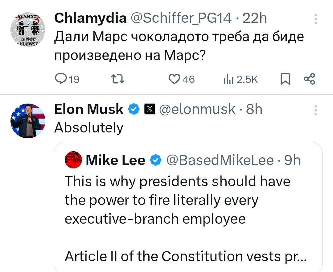 postolovski_g's tweet photo. @Schiffer_PG14 Еве што вика идниот самопрогласен преЦедник на Марс 🙂 (игнорирај тоа квоутот, не случајно се постави на тајмлајн вака 🙂 ) https://t.co/gDNk7dzykV