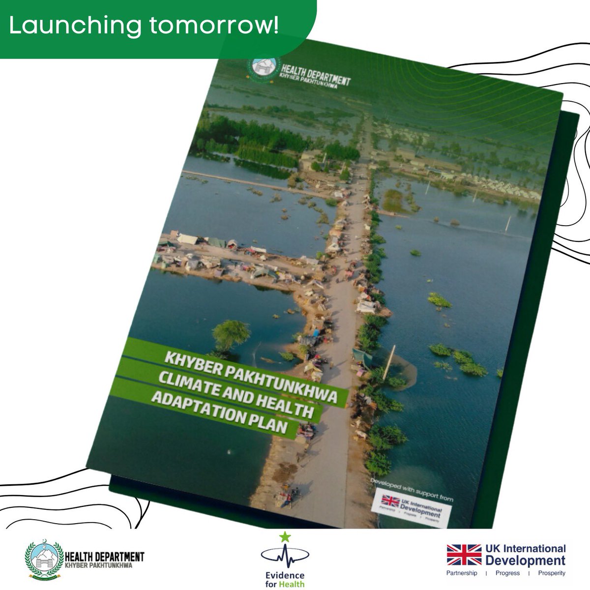 The KP Department of Health, supported by FCDO through E4H is endorsing the Climate Health Adaptation Plan (CHAP) for KP—an action plan to tackle climate-sensitive health risks, protect vulnerable communities, and build resilient healthcare systems. Launching tomorrow!