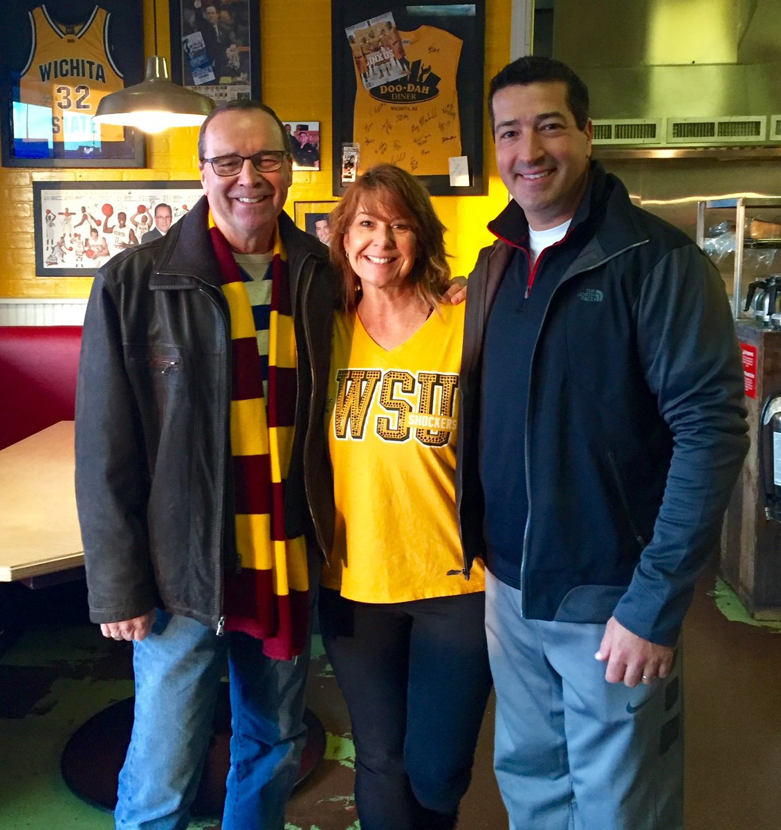 DooDahDiner's tweet photo. @EnthusiAdams @GoShockersMBB Taking ALL the ❤️ we can get!! We’ve got this! #MTXE #IBelieve #playangry 💛🖤 Miss you and all our #espn family! https://t.co/KKLGhzl3eN