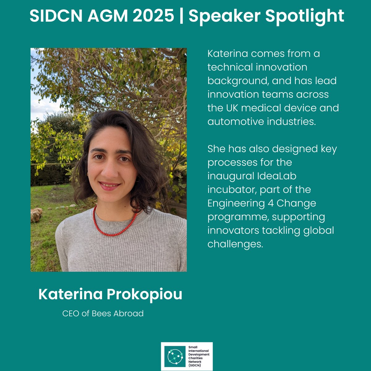 Small International Development Charities Network tweet media