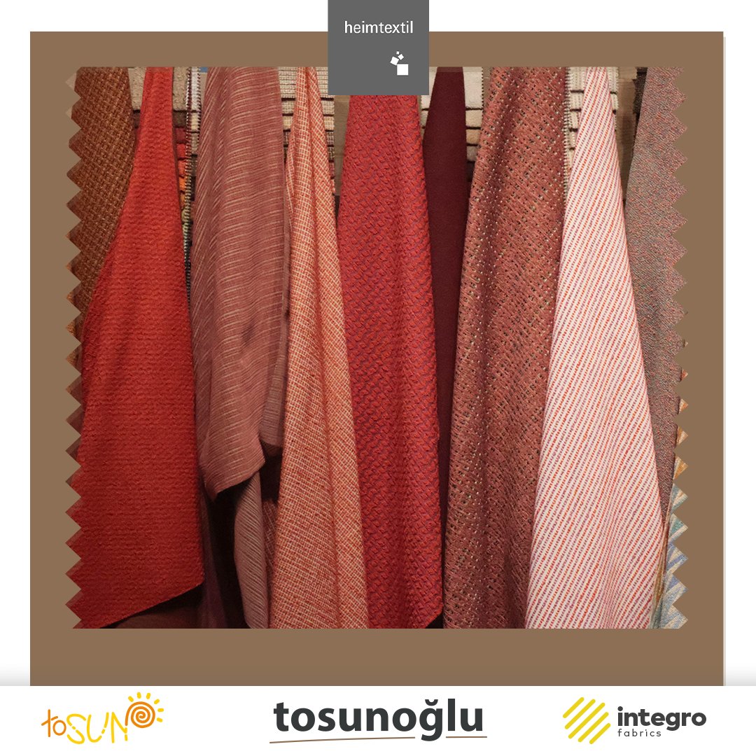 tosunoglu_tr's tweet photo. Our journey at the Heimtextil fair, which sets the stage for the global textile industry and offers participants the most stylish showcase in the world, continues without slowing down. https://t.co/cHYfjfyEAU