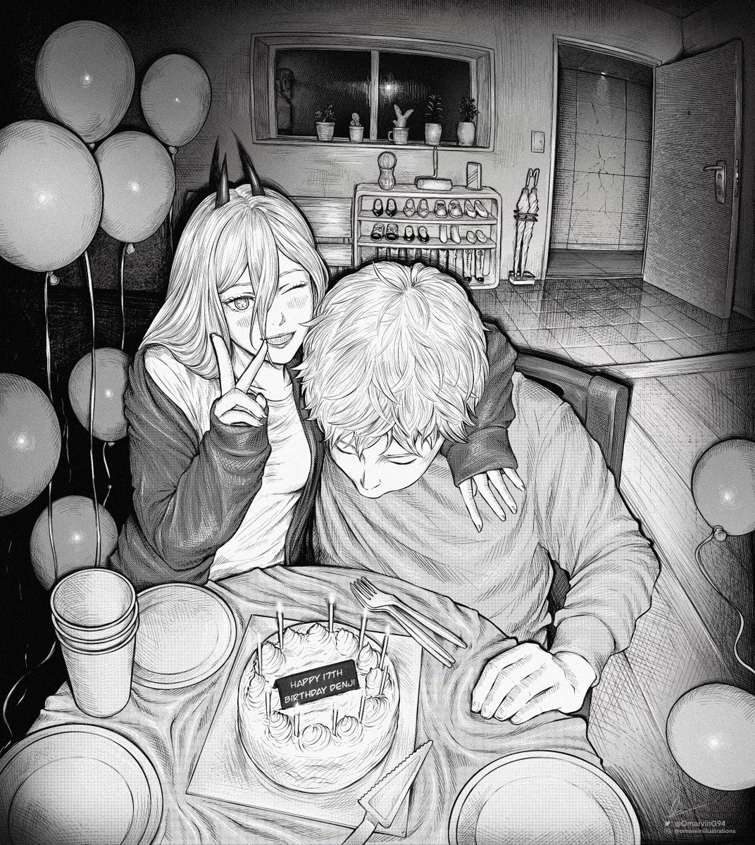 OmarvinG94's tweet image. “Don’t open it.”
#chainsawman #チェンソーマン