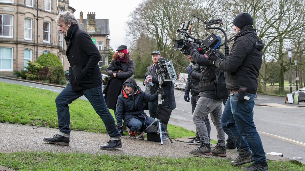 brinatello's tweet photo. Also, in the BTS slideshow by @philbeastall, the makeup artist (Louise) wore Peter's cap while he and #RowenaMeddeman filmed their scenes. I thought, "Good idea! That's one way to look after someone's hat!" ๐ Video: https://t.co/sLovpAIPHm #NationalHatDay #NationalHatDay2025 https://t.co/kByUroFOVh