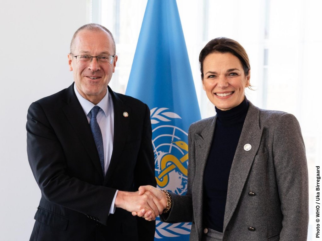 ECDC (@ecdc_eu) on Twitter photo #ECDC’s director Dr Pamela Rendi-Wagner met with <a href="/hans_kluge/">Hans Kluge</a> today to discuss their visions for the next few years and strengthening cooperation with
<a href="/WHO_Europe/">WHO/Europe</a> to further improve the critical work we do together to address the numerous public health challenges Europe faces. #ECDC’s director Dr Pamela Rendi-Wagner met with <a href="/hans_kluge/">Hans Kluge</a> today to discuss their visions for the next few years and strengthening cooperation with
<a href="/WHO_Europe/">WHO/Europe</a> to further improve the critical work we do together to address the numerous public health challenges Europe faces.