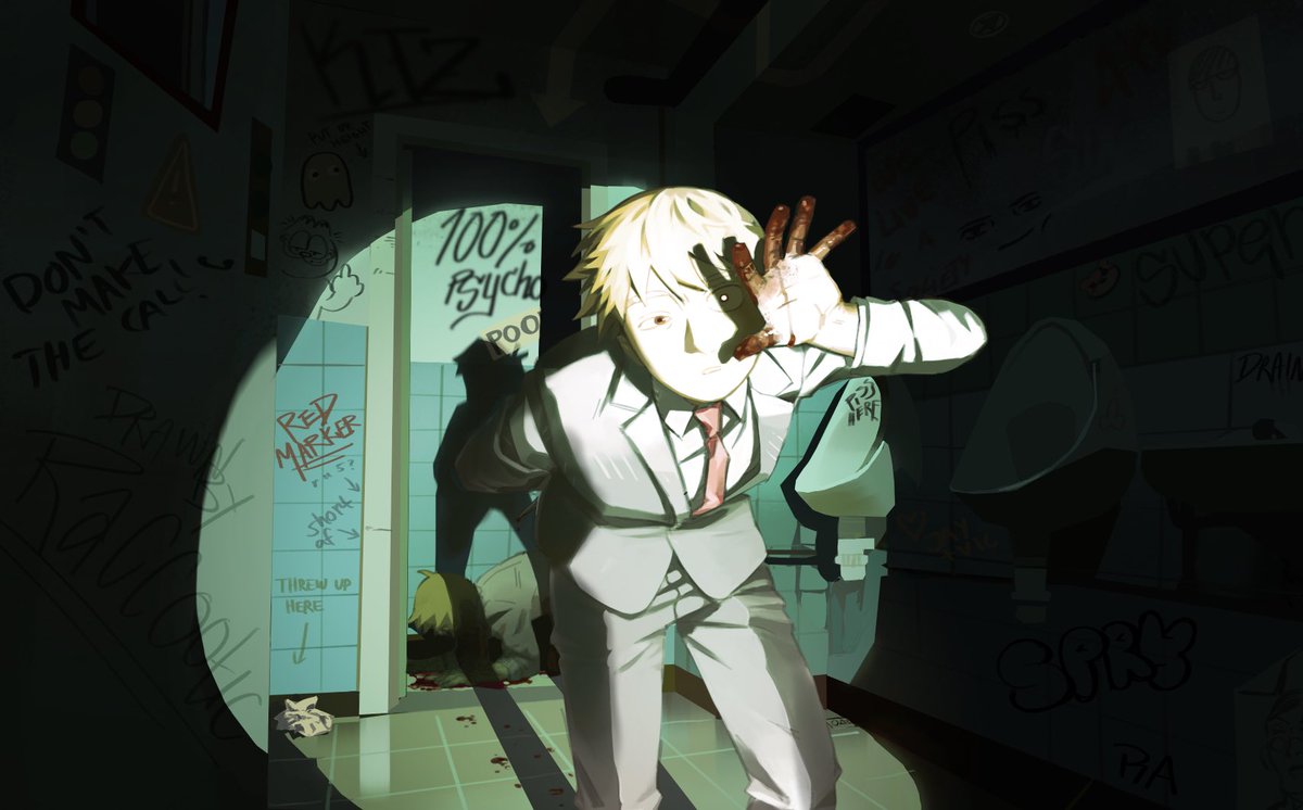 Doppelgänger art #reigenarataka #mobpsycho100 #mp100