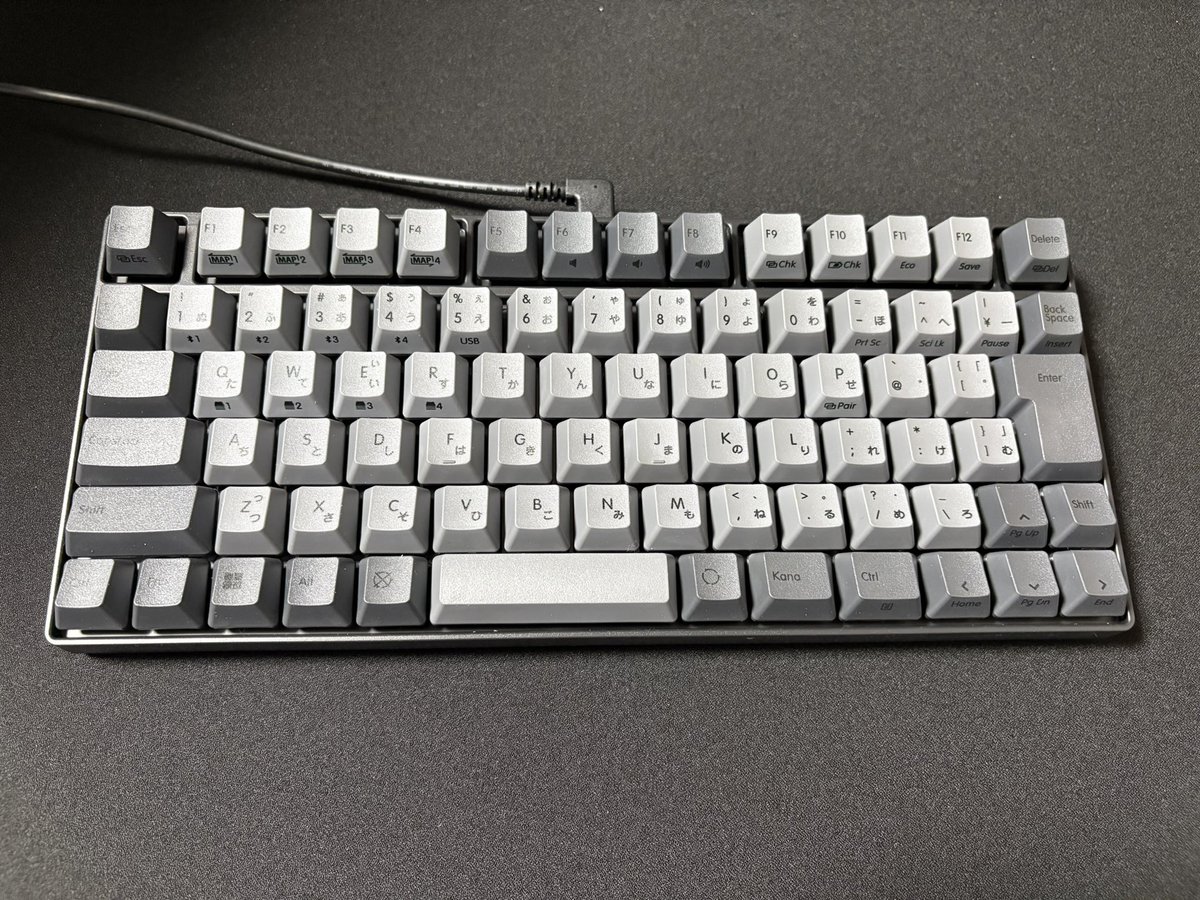 wadananadawa's tweet photo. REALFORCE RC1  30g
久しぶりにキーボード新調しました😄 https://t.co/n14OWwVibp