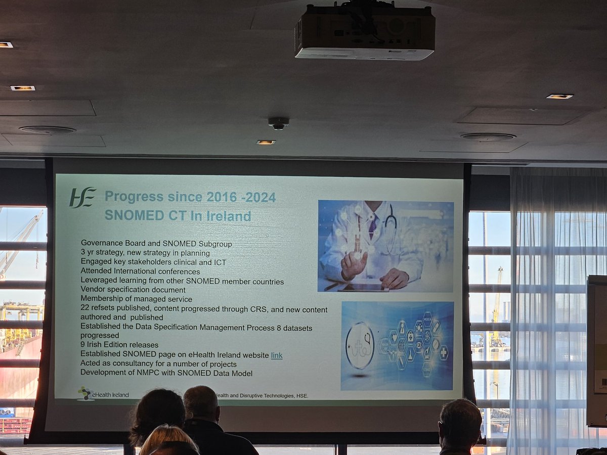 HSETandT's tweet photo. At the Data Mastery session, Theresa Barry showcased how @SnomedCT & the National Data Dictionary are transforming care through:
✅ Governance & strategy alignment
✅ Vendor compliance tools
✅ Cutting-edge tech like the Central Terminology Server
#Data4Care is driving better decisions, interoperability & innovation in healthcare.
#Data4Care #DigitalForCare #SNOMEDCT
