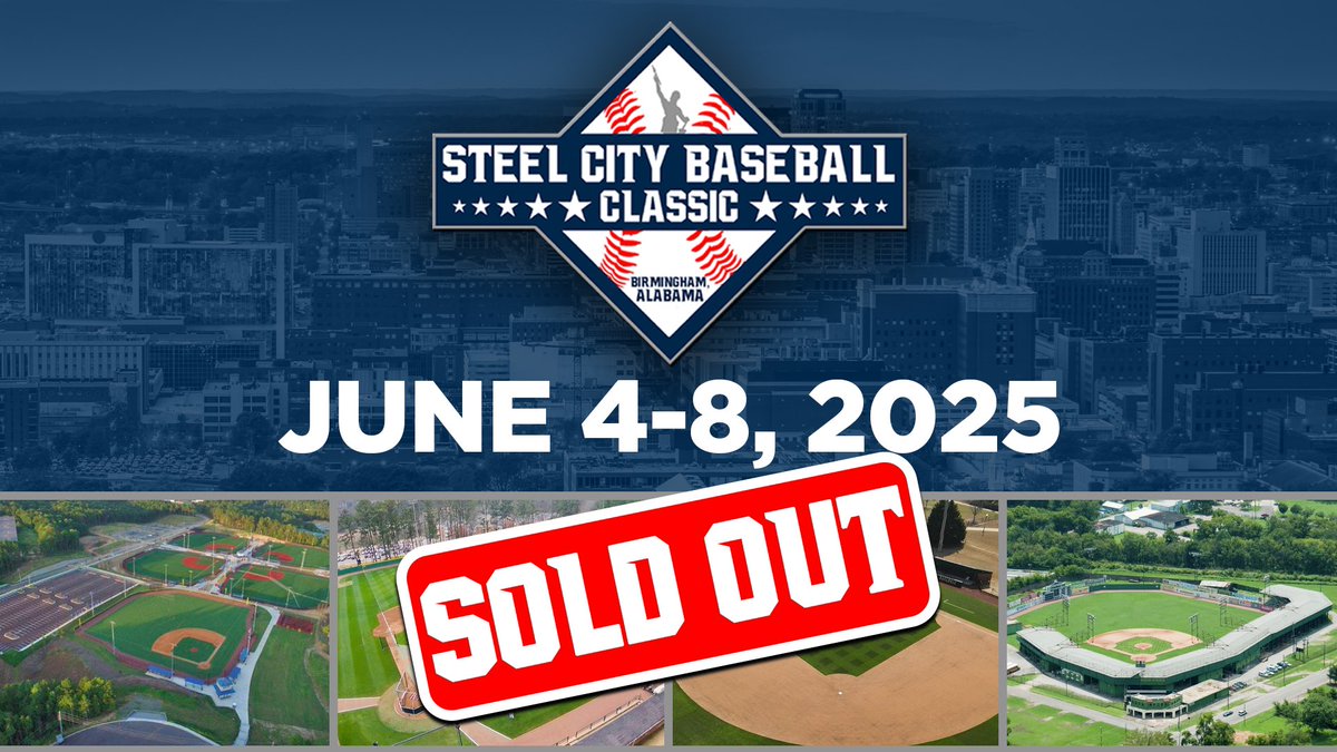 SteelCity_BB's tweet image. ‼️SOLD OUT‼️
To be added to the waiting list, email steelcitybaseballinfo@gmail.com
Looking forward to hosting some great organizations this summer!