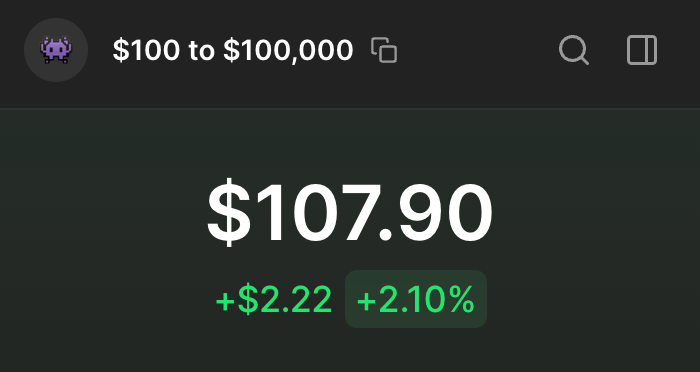 I called #MOODENG before it did 214x
I called #FARTCOIN before it did 195x
I called $ANALOS before it did 175x
I called $POPCAT before it did 103x
I called $GOAT before it did 275x
I called $ACT before it did 128x

Now I start $100 to $100,000 challenge...

created private tg