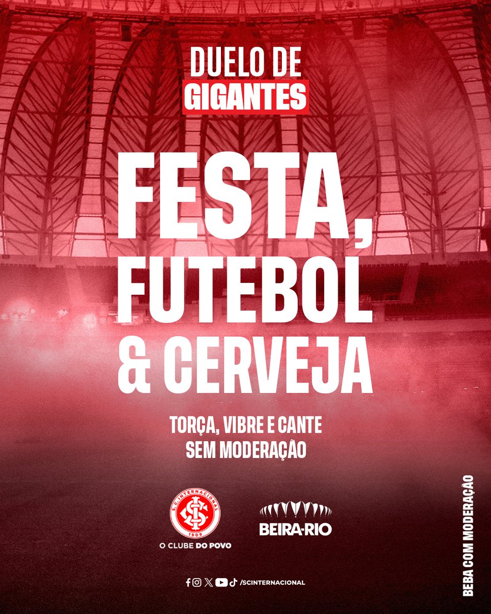 SCInternacional's tweet image. 🇦🇹 Quinta tem evento festivo contra o México com uma novidade: a venda de cerveja estará liberada no Beira-Rio. 🍺

𝐁𝐞𝐛𝐚 𝐜𝐨𝐦 𝐦𝐨𝐝𝐞𝐫𝐚𝐜̧𝐚̃𝐨.  𝑷𝒓𝒐𝒊𝒃𝒊𝒅𝒂 𝒂 𝒗𝒆𝒏𝒅𝒂 𝒑𝒂𝒓𝒂 𝒎𝒆𝒏𝒐𝒓𝒆𝒔 𝒅𝒆 18 𝒂𝒏𝒐𝒔.

Saiba mais: bit.ly/EventoFestivoB…